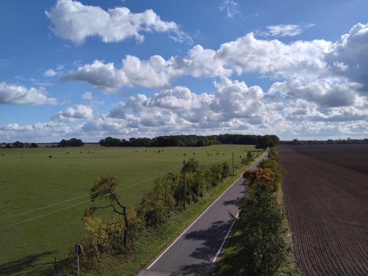 Grosszuegige Ferienwohnung Mit Weitem Ausblick Lichtenberg  Kültér fotó